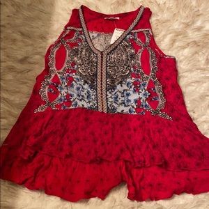 High low tank with flared bottom - FINAL DROP